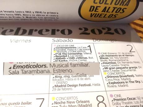 EMOTICOLORS en la revista el DUENDE, manu medina