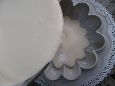 Mousse de chocolate blanco glaseado Thermomix