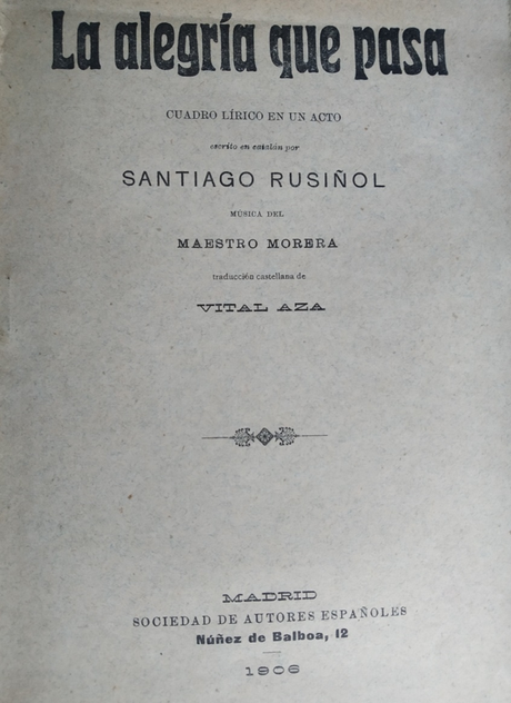 Miguel Mihura y Santiago Rusiñol: sobre el origen de «Tres sombreros de copa» Miguel Mihura y Santiago Rusiñol: sobre el origen de «Tres sombreros de copa»