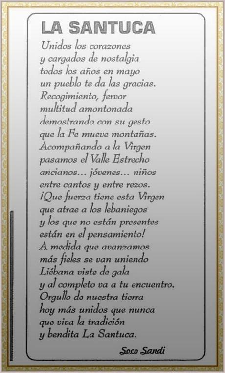 La Procesión más larga de España en el puente de Mayo, Liébana. La Santuca. poesia a la santuca - la procesión más larga de España