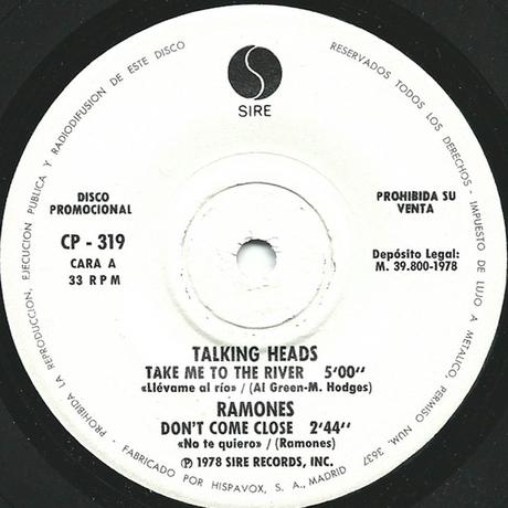 VA -Ramones, Dead Boys, Flamin  groovies, Talking heads Ep Promocional 1978