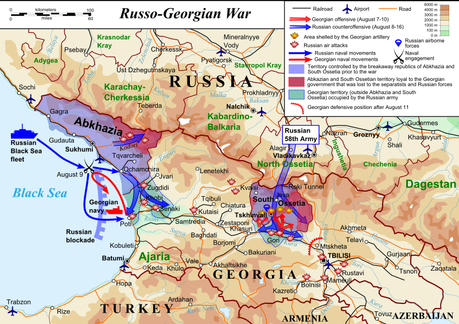 Abjasia y Osetia del Sur, las dos regiones en disputa entre Georgia y Rusia
