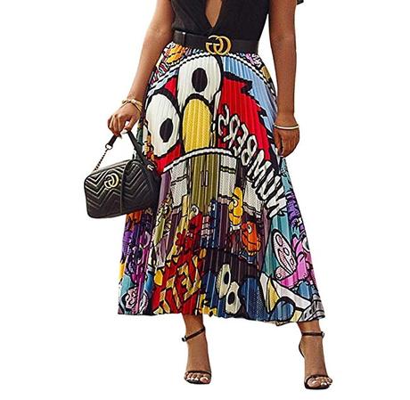 Faldas Plisadas Con Disenos