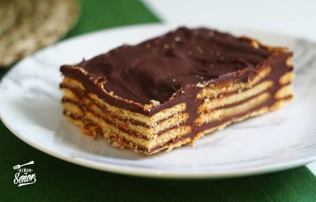 Tarta de galletas y chocolate, la receta de la abuela