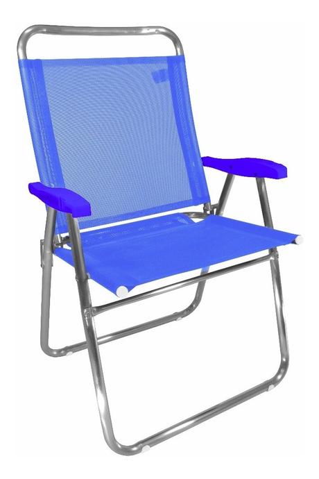 Cadeira De Praia Com Porta Copo