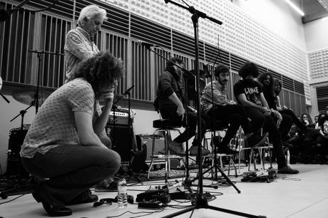 Kiko Veneno y DMBK durante la grabación