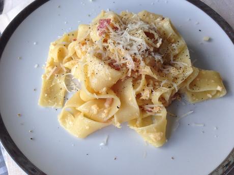 Pasta a la carbonara