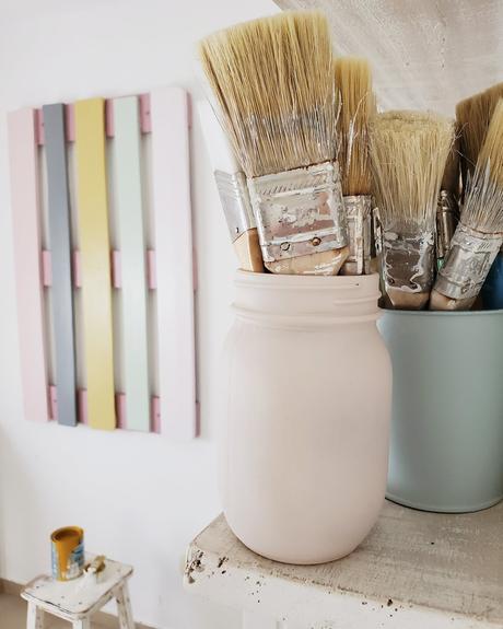 Los nuevos colores de mi pallet perchero