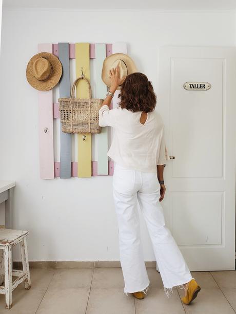 Los nuevos colores de mi pallet perchero