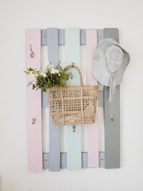 Los nuevos colores de mi pallet perchero