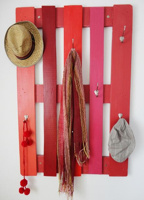 Los nuevos colores de mi pallet perchero