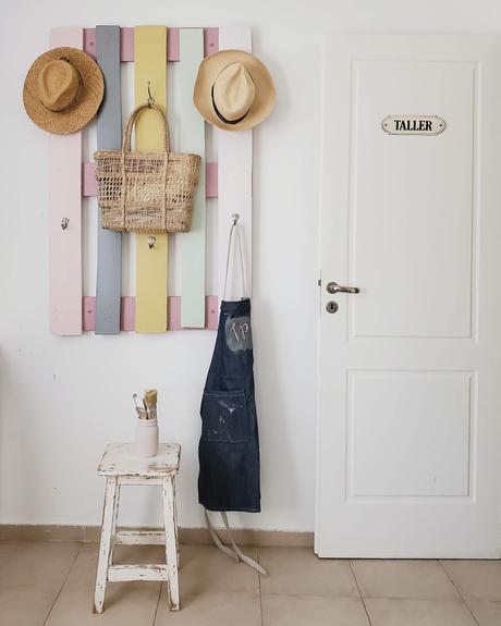 Los nuevos colores de mi pallet perchero