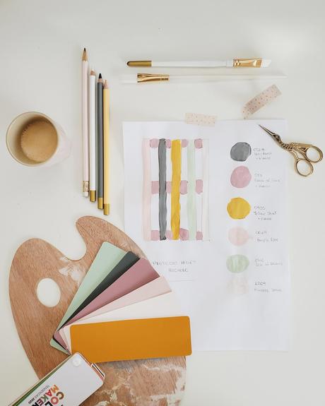 Los nuevos colores de mi pallet perchero