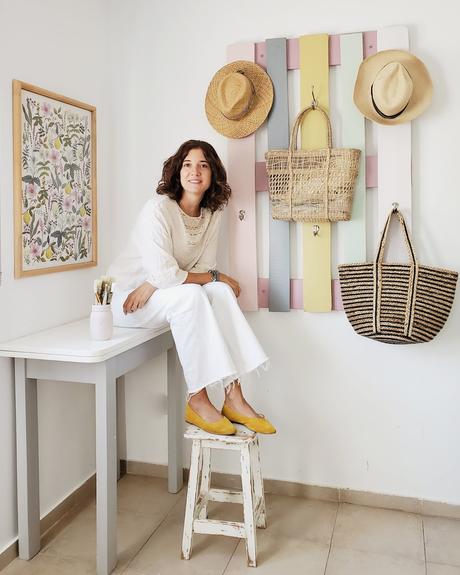 Los nuevos colores de mi pallet perchero