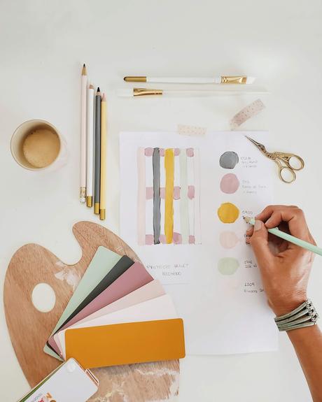 Los nuevos colores de mi pallet perchero