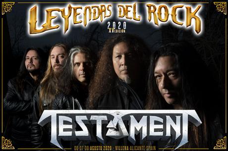 TESTAMENT estaré tocando en el Leyendas del Rock