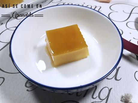 Tocino de cielo de mandarina. Juego de blogueros 2.0