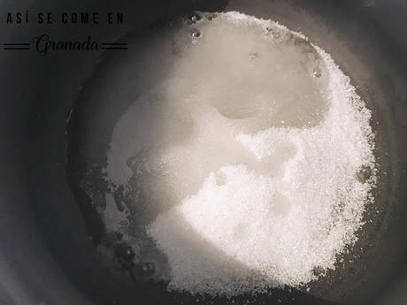 Tocino de cielo de mandarina. Juego de blogueros 2.0