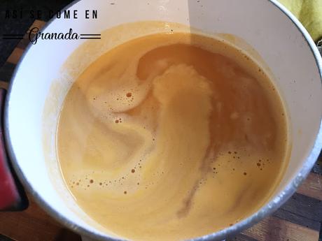 Tocino de cielo de mandarina. Juego de blogueros 2.0