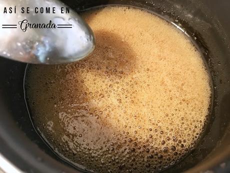 Tocino de cielo de mandarina. Juego de blogueros 2.0