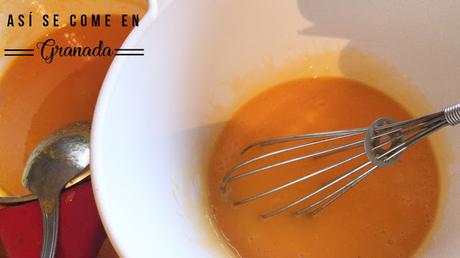 Tocino de cielo de mandarina. Juego de blogueros 2.0