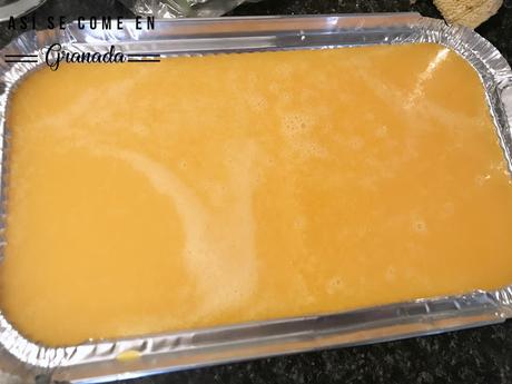 Tocino de cielo de mandarina. Juego de blogueros 2.0