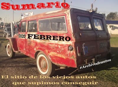 Sumario de febrero de 2020