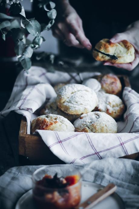 Brioche de mandarinas y nata