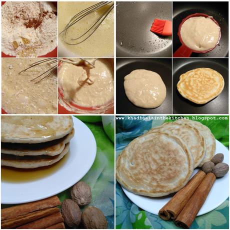 CRÊPES AMÉRICAINES AUX ÉPICES / SPICED PANCAKES / PANQUEQUES CON ESPECIAS / فطائر(بانكيك) متبلة