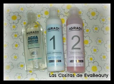 oferta 3x2 marca Agrado en Primor agua micelar, leche limpiadora y tónico de Agrado