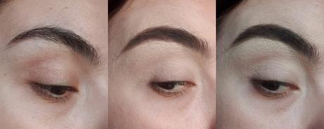 No product VS Pomade only VS High Brow Gel only Reseña: Gel para cejas High Brow Gel – Revolution | ¿Mejor que el de Benefit?