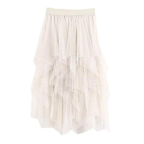 Falda Polipiel Rosa Palo