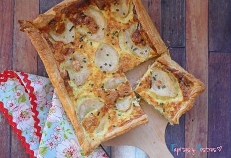PASTEL DE PERA, ALMENDRA Y CHOCOLATE
