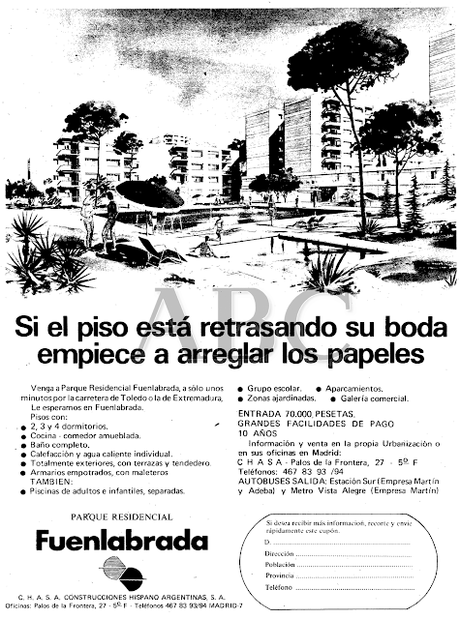 Anuncios de la promoción CHASA (1973)