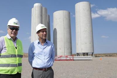 Habrá un mirador para observar el parque eólico