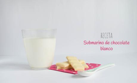 Submarino de chocolate blanco