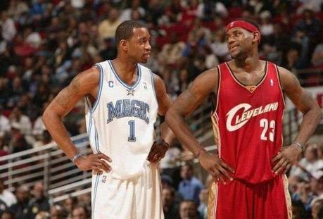 未分类-麦蒂晒与詹皇合影！感慨若能联手会怎样 网友：打爆字母哥夺冠