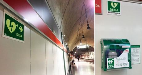 B+SAFE: Salvan una vida gracias al desfibrilador de la estación de Atocha RENFE