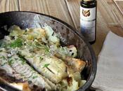 Corvina horno patatas panadera, receta fácil para disfrutar familia