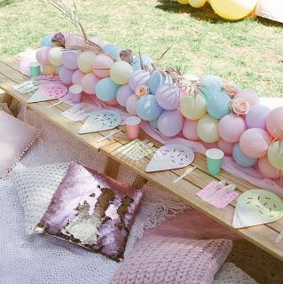 Haz espectaculares Caminos de mesa con globos Haz espectaculares Caminos de mesa con globos