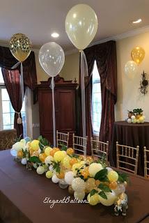 Haz espectaculares Caminos de mesa con globos