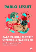 Pablo Lesuit en Sala el Sol