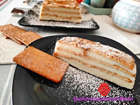 Pastel de Leche Merengada y Galletas