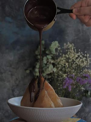 Peras enteras en almíbar