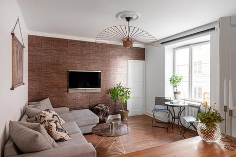 small kitchen small apartment scandinavian studient apartment pisos pequeños 1 persona pisos para foodies pisos para estudiantes pequeñas viviendas pared de ladrillo open kitchen nordic small apartment little apartment cocina pequeña abierta cocina pequeña brick walls decor  