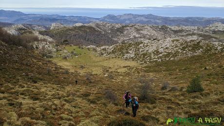 Saliendo de la Vega de Ciarda
