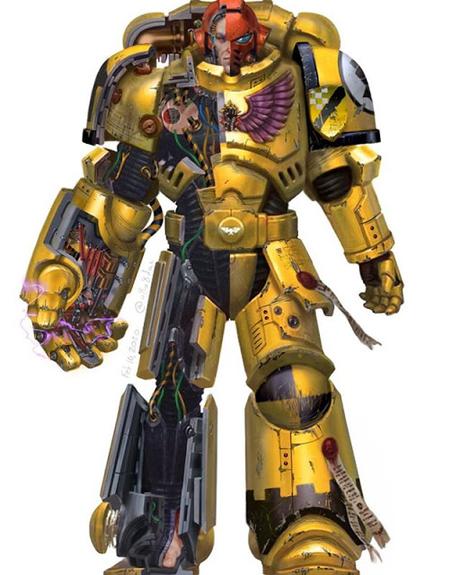 Cortes anatómicos de Primaris, por Oscar Obando