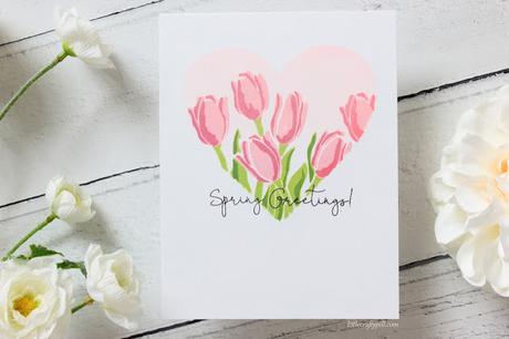 One Layer Spring Cards