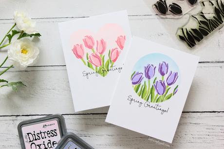 One Layer Spring Cards