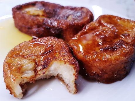 Torrijas con miel y naranja Torrijas con miel y naranja